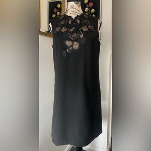 BCBG MAXAZRIA black knit shift dress, ladies S